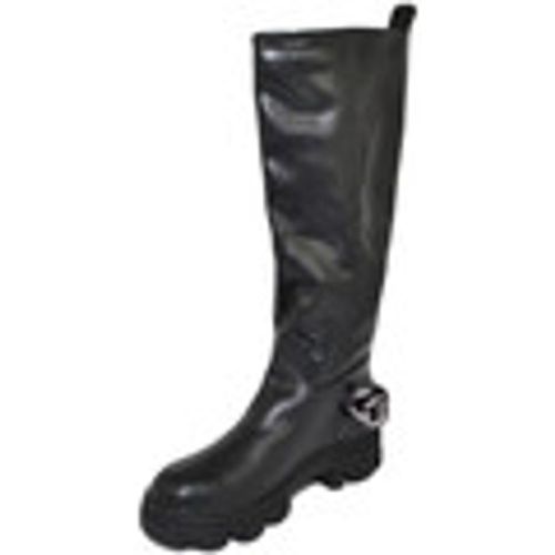 Stivali Stivali donna combat boots gomma alta con catena retro zip - Malu Shoes - Modalova