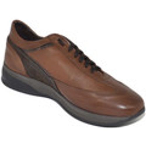 Sneakers Scarpe uomo calzature linea comfort eleganti marroni cognac mad - Malu Shoes - Modalova