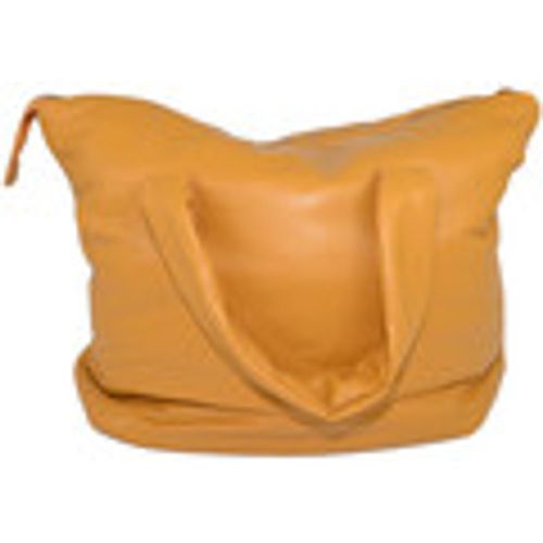 Borsa BORSA DONNA GRANDE GIALLA PILLOW-BAG CON MANICO IMBOTTITO CHIUS - Malu Shoes - Modalova