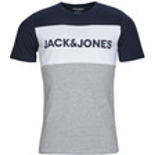 T-shirt JJELOGO BLOCKING TEE - jack & jones - Modalova
