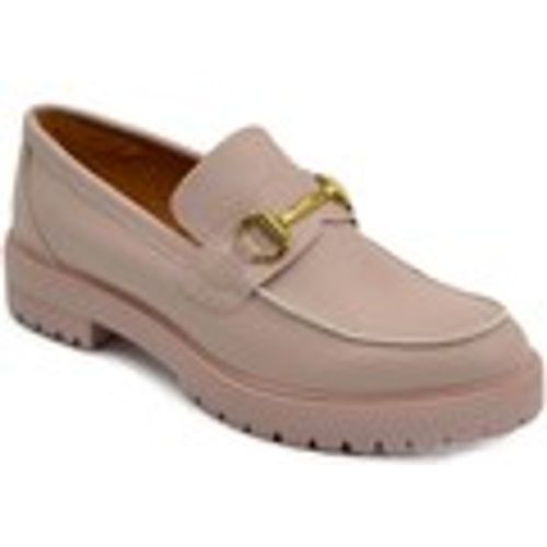 Scarpe Mocassini donna college cipria accessorio morsetto oro suo - Malu Shoes - Modalova