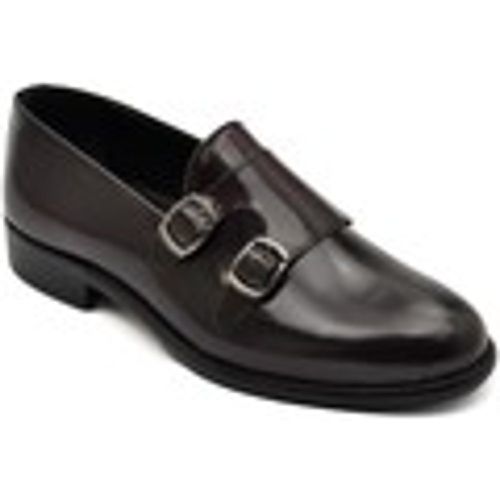 Scarpe Scarpe uomo mocassino fibbia doppia bordeaux sottile derby vint - Malu Shoes - Modalova