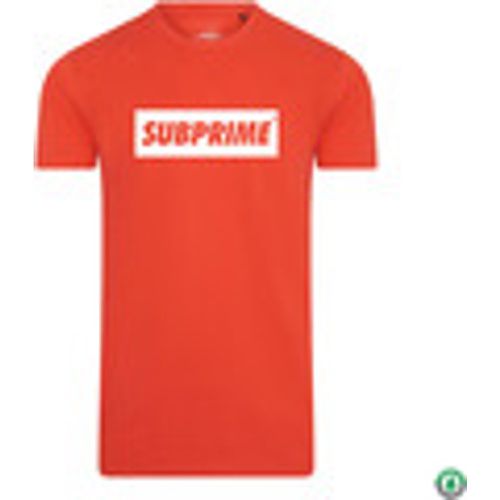 T-shirt Subprime Shirt Block Rood - Subprime - Modalova