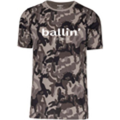 T-shirt Grijs Camouflage Shirt - Ballin Est. 2013 - Modalova