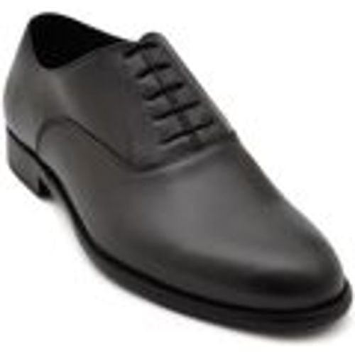 Classiche basse Scarpe uomo stringate chiusa liscia vera pelle nappa fondo - Malu Shoes - Modalova