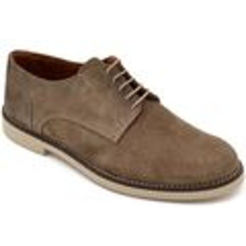 Scarpe Scarpe uomo stringate fango in vera pelle morbida scamosciata p - Malu Shoes - Modalova