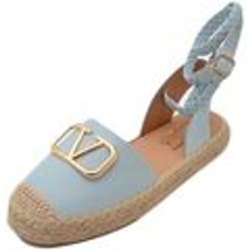 Scarpe Espadrillas mocassini donna estivi azzurro polvere aperti ai la - Malu Shoes - Modalova