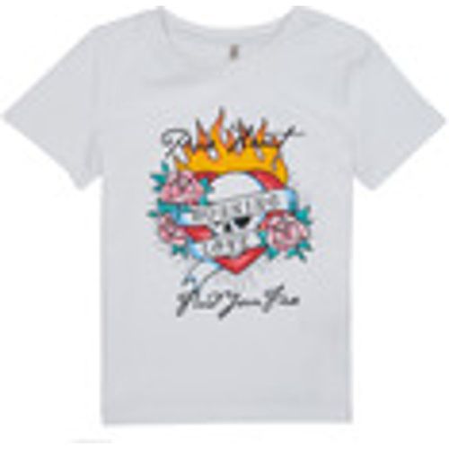T-shirt KOGALICE-REG-S/S-BURNING-TOP-BOX-JRS - Only - Modalova