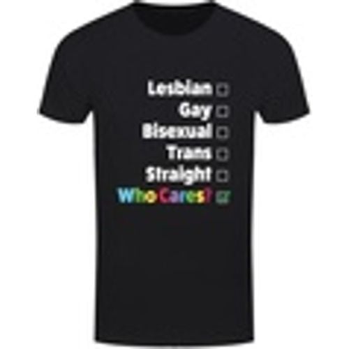 T-shirts a maniche lunghe Lesbian, Gay Who Cares - Grindstore - Modalova