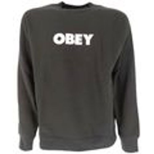 Felpa Maglia Bold Crew Uomo Black - Obey - Modalova