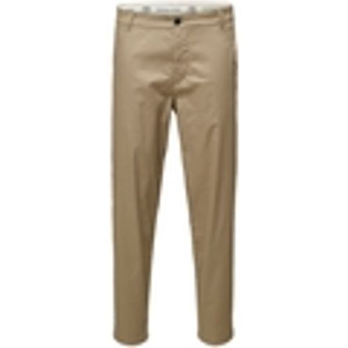 Pantaloni Slim Tape Repton 172 Flex Pants - Chinchilla - Selected - Modalova