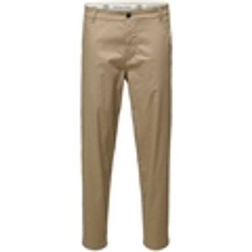 Pantaloni Slim Tape Repton 172 Flex Pants - Chinchilla - Selected - Modalova