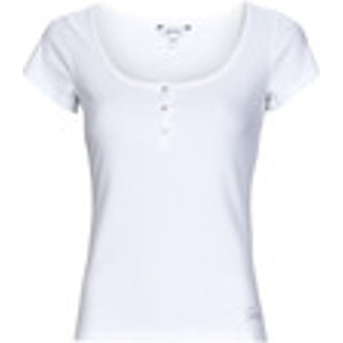 T-shirt ES SS KARLEE JEWEL BTN HENLEY - Guess - Modalova