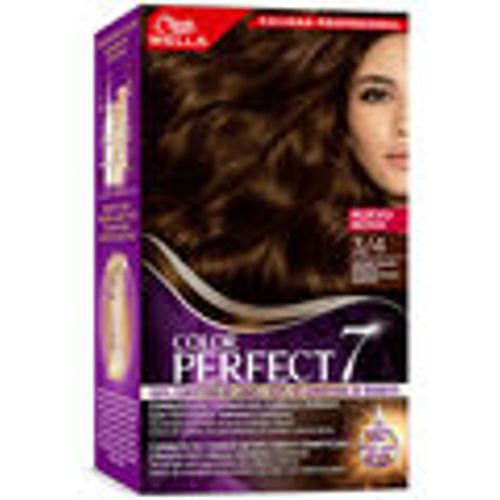 Tinta 100% Cobertura De Canas 3/4-castaño Oscu - Wella Color Perfect 7 - Modalova