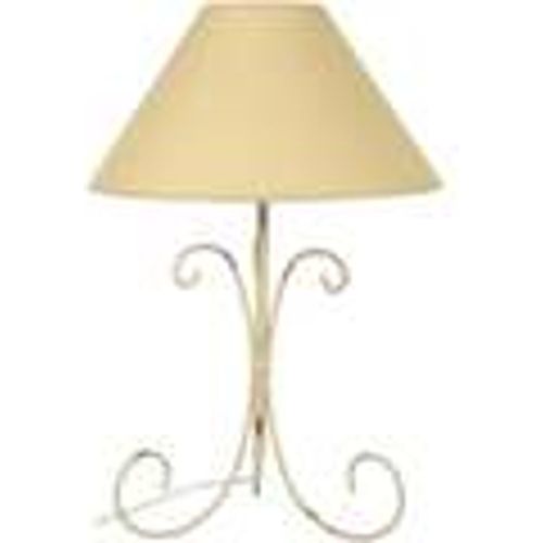 Lampade d’ufficio lampada da comodino tondo metallo crema - Tosel - Modalova
