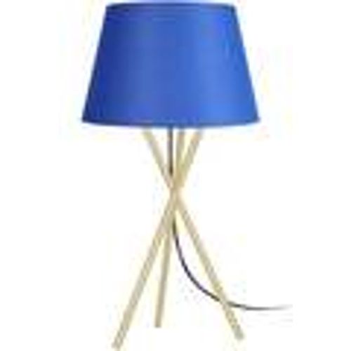 Lampade d’ufficio lampada da comodino tondo metallo e blu - Tosel - Modalova