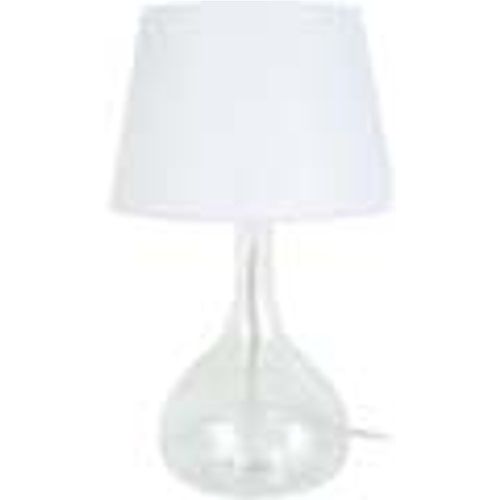 Lampade d’ufficio lampada da comodino tondo vetro chiara e bianca - Tosel - Modalova