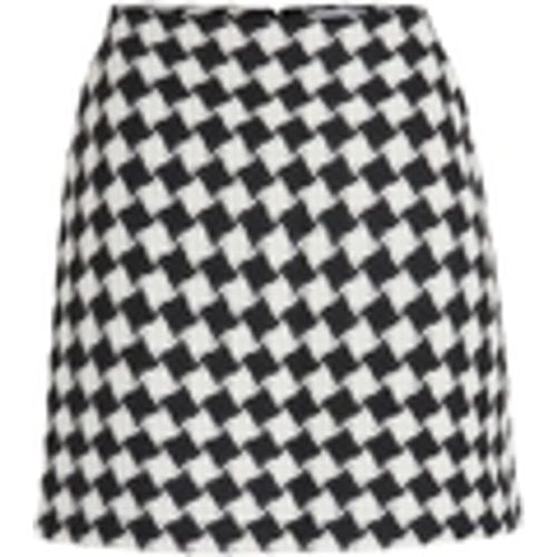 Gonna Skirt Heloise - Black/ Cloud Dancer - Vila - Modalova