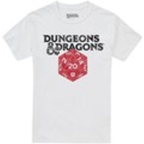 T-shirts a maniche lunghe D20 - Dungeons & Dragons - Modalova