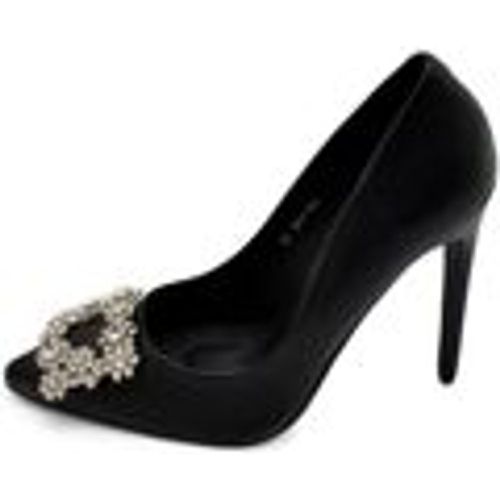 Scarpe Scarpa decollete' donna a punta in pelle nera con accessorio sp - Malu Shoes - Modalova