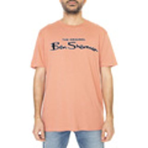 T-shirt & Polo Signature Logo Print Tee Dark Pink - Ben Sherman - Modalova