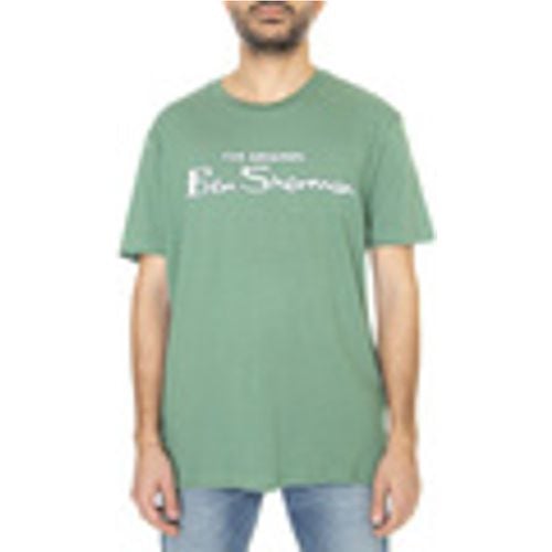 T-shirt & Polo ignature Logo Print Tee Grass Green - Ben Sherman - Modalova