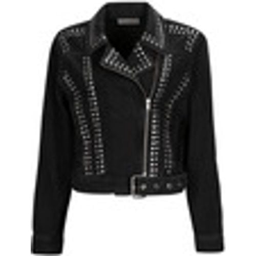 Giacca in pelle ONLGILLA LS STUD DNM BIKER JACKET CRO - Only - Modalova