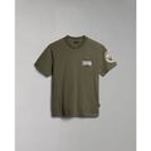 T-shirt & Polo S-AMUNDSEN NP0A4H6B-GAE GREEN LICHEN - Napapijri - Modalova