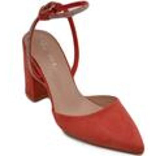 Scarpe Scarpe decollete donna slingback in camoscio corallo aperto sul - Malu Shoes - Modalova