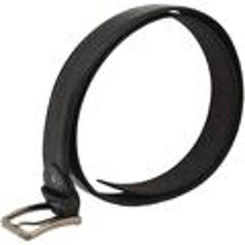 Cintura Cintura uomo vera pelle nera con stampa coccodrillo doppia cuci - Malu Shoes - Modalova