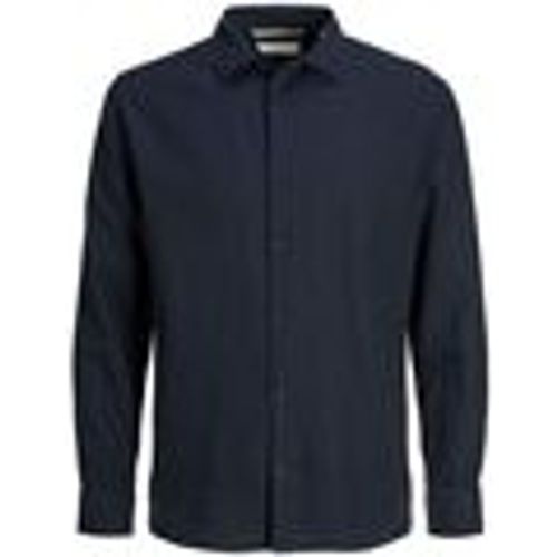 Camicia a maniche lunghe 12225707 LAYNE-PERFECT NAVY - jack & jones - Modalova