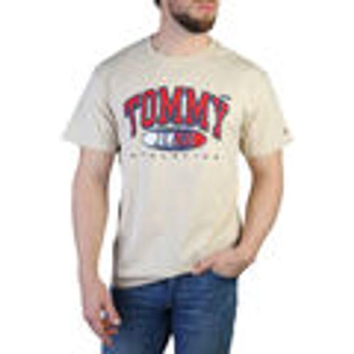 T-shirt dm0dm16407 aci brown - Tommy Hilfiger - Modalova