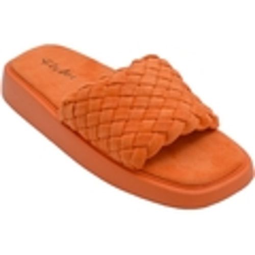 Scarpe Ciabatta pantofola donna arancione estiva in microfibra morbida - Malu Shoes - Modalova