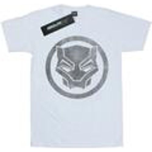 T-shirts a maniche lunghe Black Panther Distressed Icon - Marvel - Modalova