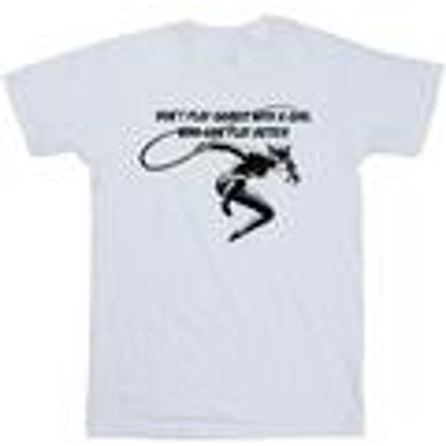 T-shirts a maniche lunghe Catwoman Don't Play Games - Dc Comics - Modalova