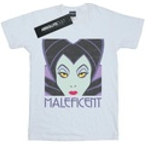 T-shirts a maniche lunghe Maleficent Cropped Head - Disney - Modalova