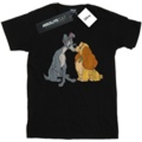 T-shirts a maniche lunghe Lady And The Tramp Distressed Kiss - Disney - Modalova