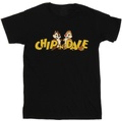 T-shirts a maniche lunghe Chip And Dale Character Logo - Disney - Modalova