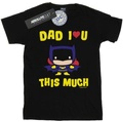 T-shirts a maniche lunghe Batman Dad I Love You This Much - Dc Comics - Modalova