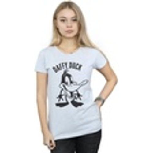 T-shirts a maniche lunghe Daffy Duck Large Head - Dessins Animés - Modalova