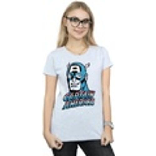 T-shirts a maniche lunghe Captain America Distressed - Marvel - Modalova
