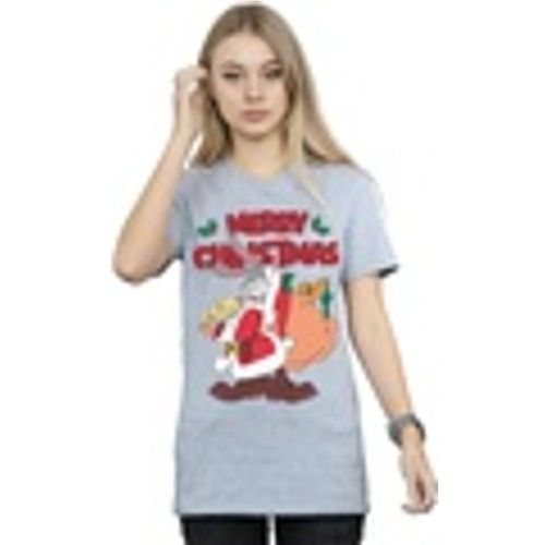 T-shirts a maniche lunghe Santa Bugs Bunny - Dessins Animés - Modalova