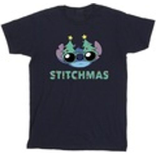 T-shirts a maniche lunghe Lilo Stitch Stitchmas Glasses - Disney - Modalova