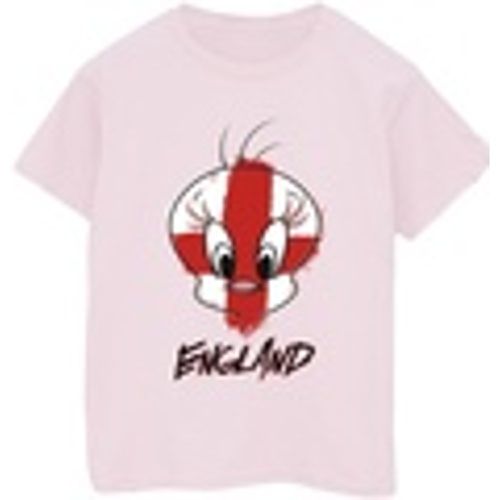 T-shirts a maniche lunghe Tweety England Face - Dessins Animés - Modalova