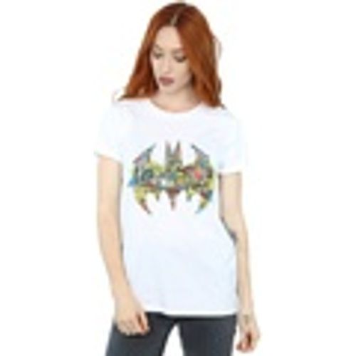 T-shirts a maniche lunghe Batman Batgirl Logo Collage - Dc Comics - Modalova