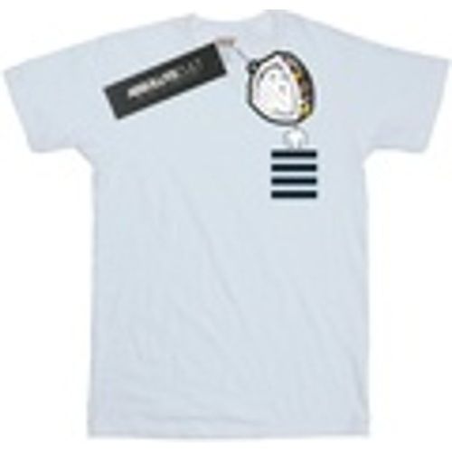T-shirts a maniche lunghe Tweety Pie Striped Faux Pocket - Dessins Animés - Modalova