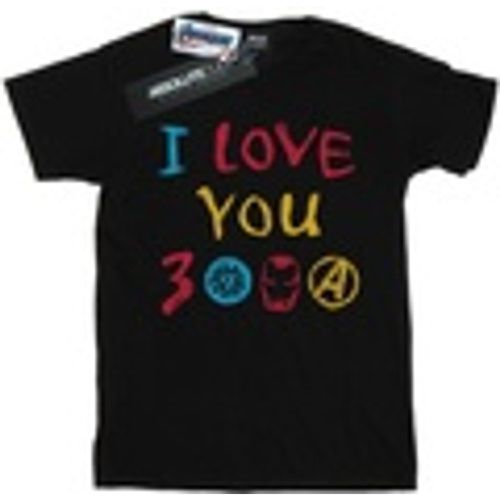 T-shirts a maniche lunghe Avengers Endgame I Love You 3000 Crayons - Marvel - Modalova
