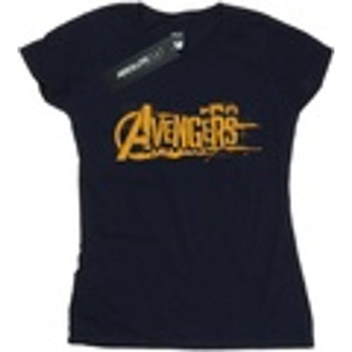 T-shirts a maniche lunghe Avengers Infinity War Orange Logo - Marvel - Modalova