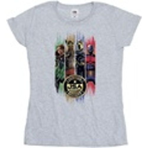 T-shirts a maniche lunghe Black Adam JSA Gold Badge - Dc Comics - Modalova