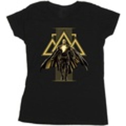 T-shirts a maniche lunghe Black Adam Rising Golden Symbols - Dc Comics - Modalova